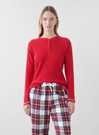 Chandail henley gaufré Cabane