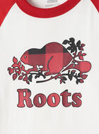 Kids Plaid Baseball T-Shirt