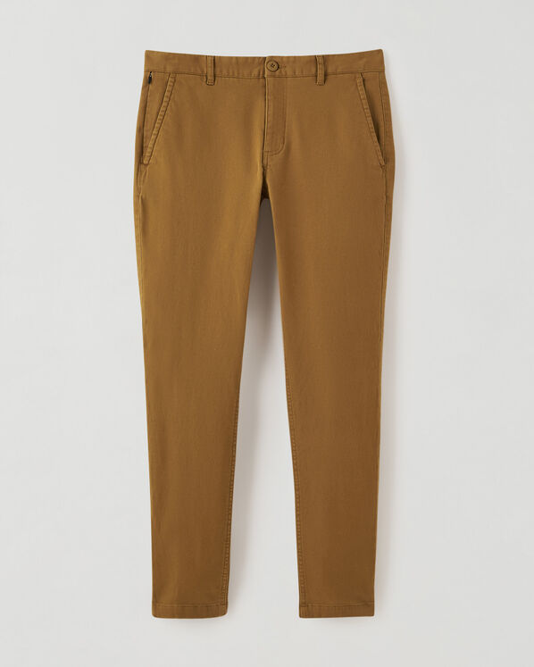 Pantalon extensible coupe ajustée en tissu boutonneux Park