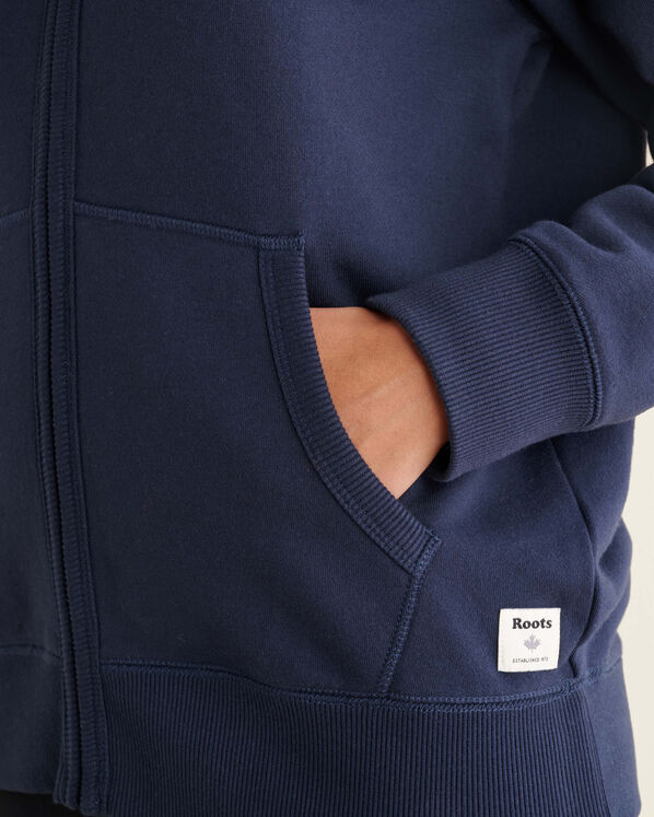 Chandail original &agrave; capuchon et glissi&egrave;re en coton bio non genr&eacute;