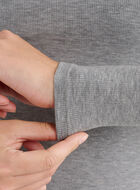 Womens Holiday Fitted Long Sleeve Top