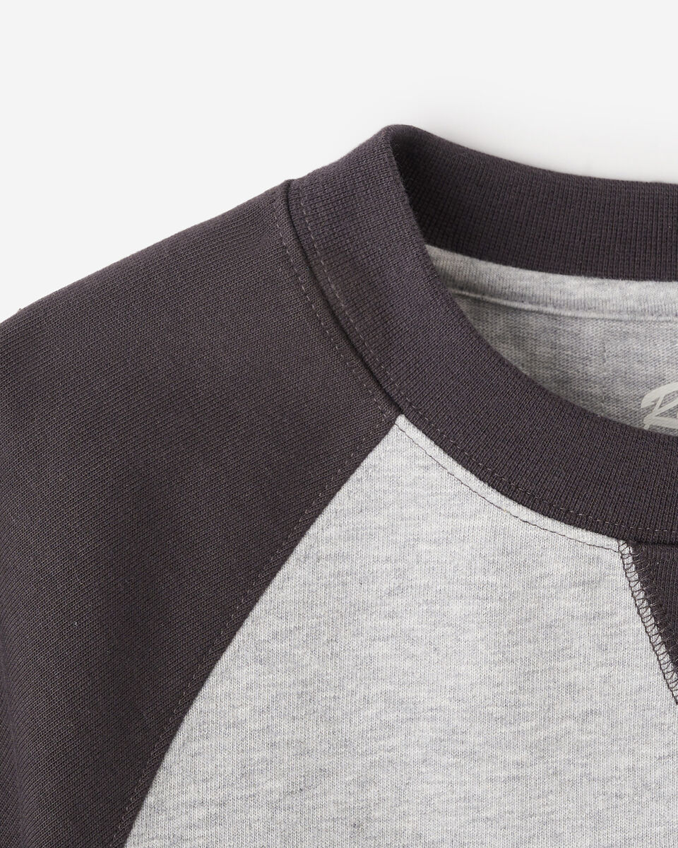 Kids Warm-Up Cut Off Crew Sweatshirt
