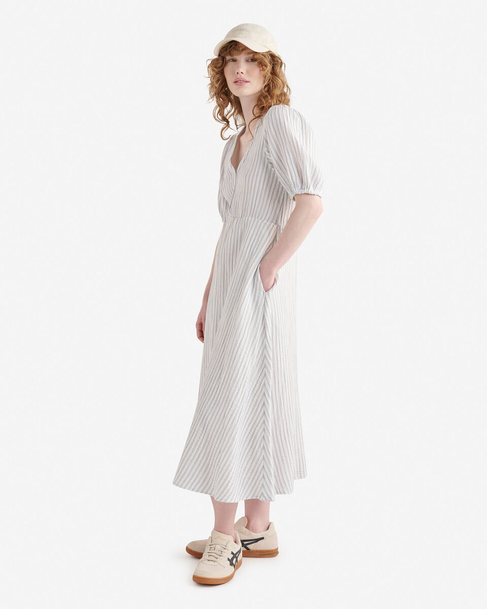 Isla Cotton Gauze Print Tea Dress