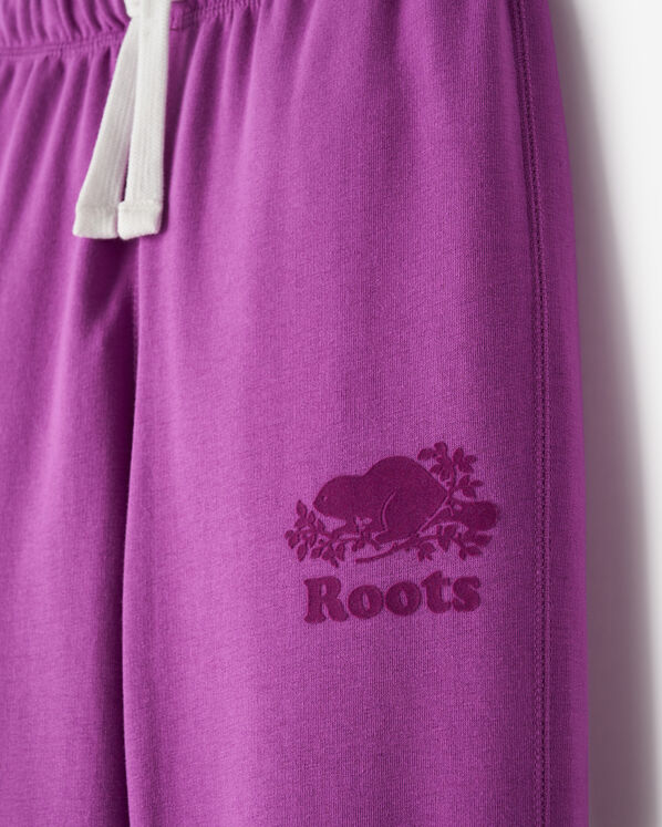 Pantalon original ajusté en molleton de coton bio pour enfants