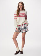 Short de pyjama &agrave; carreaux pour femme