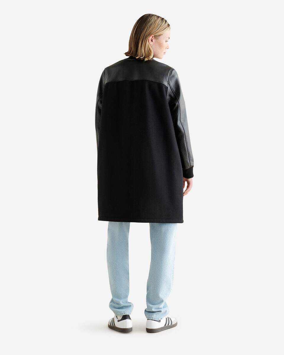 Blouson universitaire trapèze pour femme