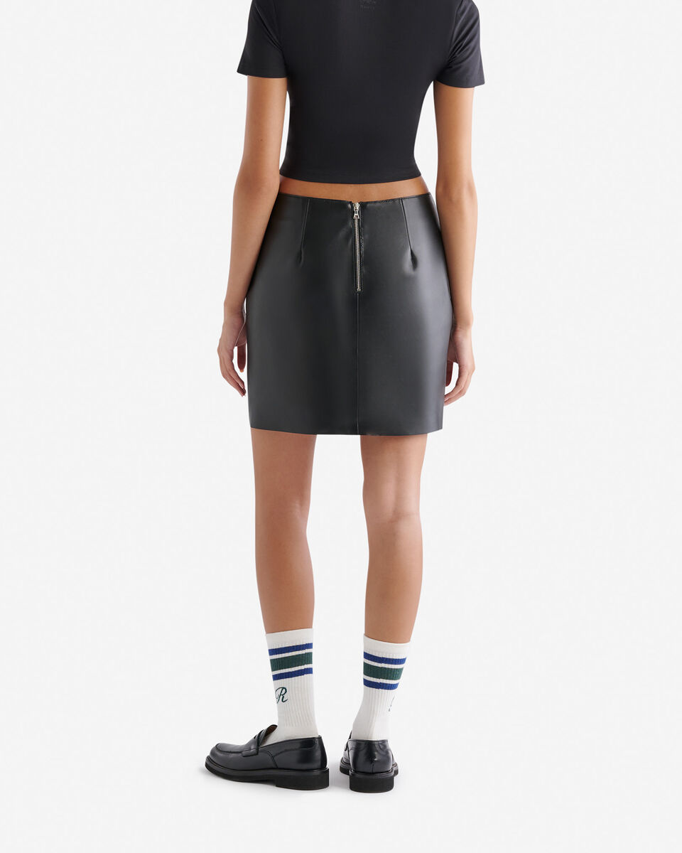 Short Leather Skirt