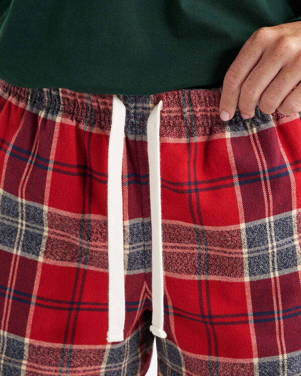 Womens Plaid Pajama Short Womens Plaid Pajama Short