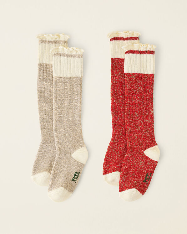 Kid Sparkle Cabin Knee Sock 2 Pack