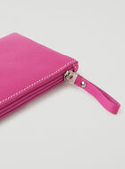 Pochette moyenne à glissière en cuir Cervino
