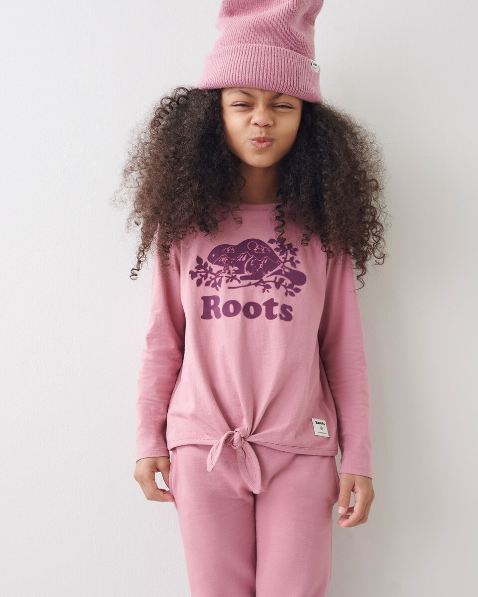 Girls Winter Cooper Tie T-Shirt