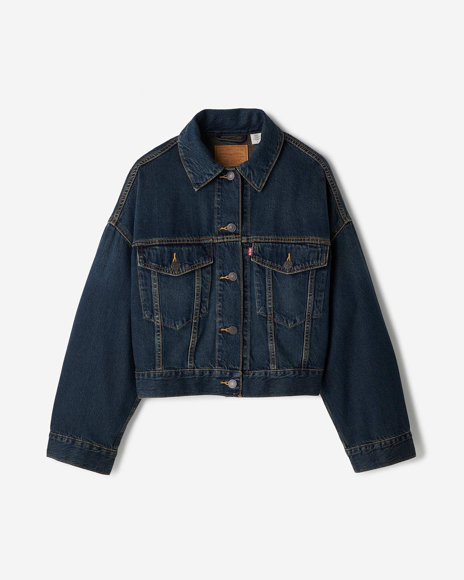 Levi's® Womens Loose Crop Trucker Jacket