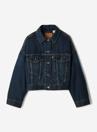 Levi's&reg; Womens Loose Crop Trucker Jacket