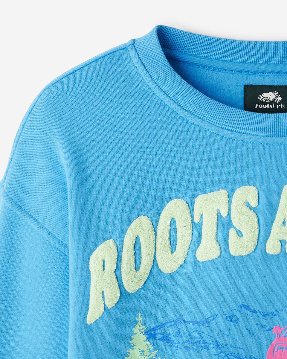 Kids Alpine Landscape Crew Sweatshirt