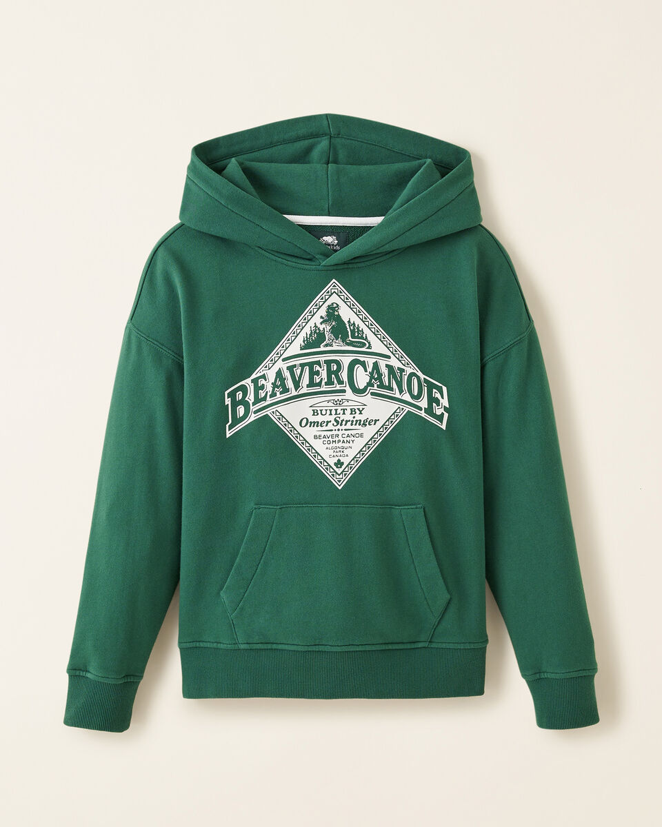 Kids Beaver Canoe Relaxed Hoodie
