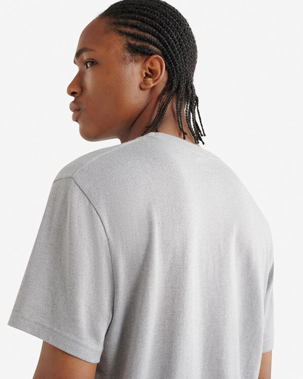 T-shirt poivr&eacute; en coton bio pour hommes