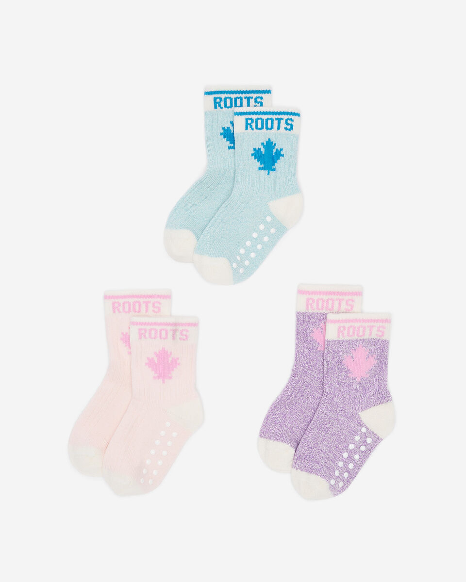 Baby & Toddler Cabin Maple Sock 3 Pack