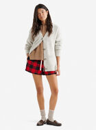 Womens Plaid Pajama Short