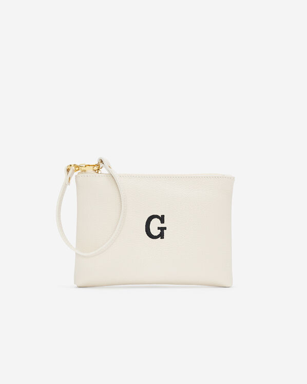 Monogram Wristlet Ivory