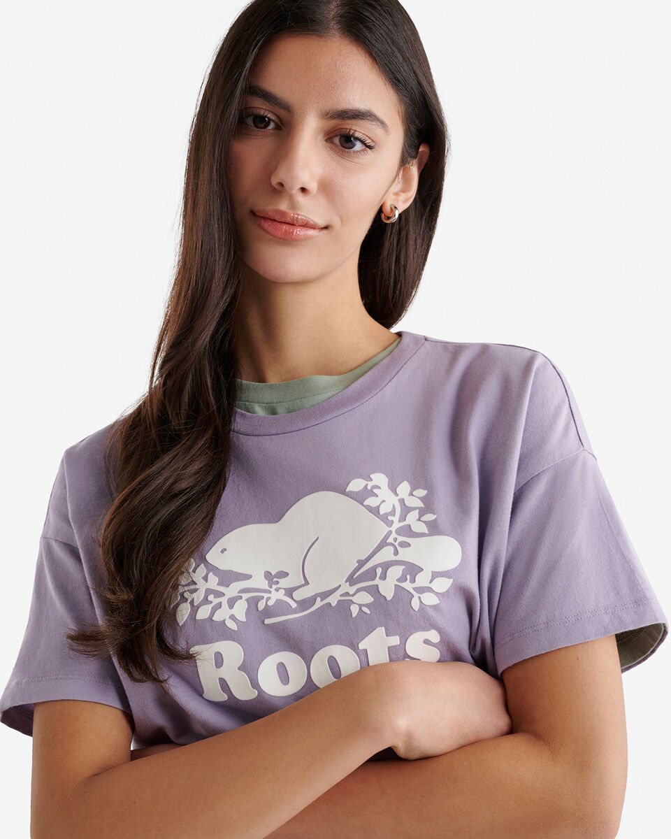 T-shirt décontracté en coton bio Cooper pour femme
