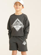 Kids Beaver Canoe Relaxed Crew Sweatshirt