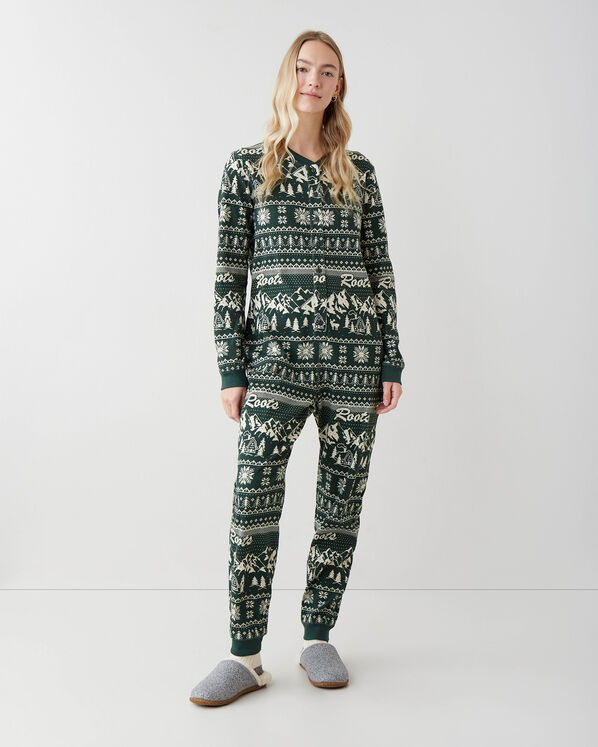 Womens Winter Wonderland Pajama Onesie