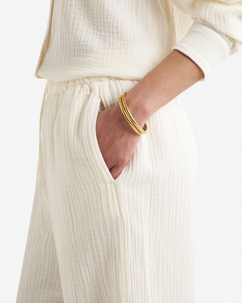 Isla Cotton Wide Leg Pant