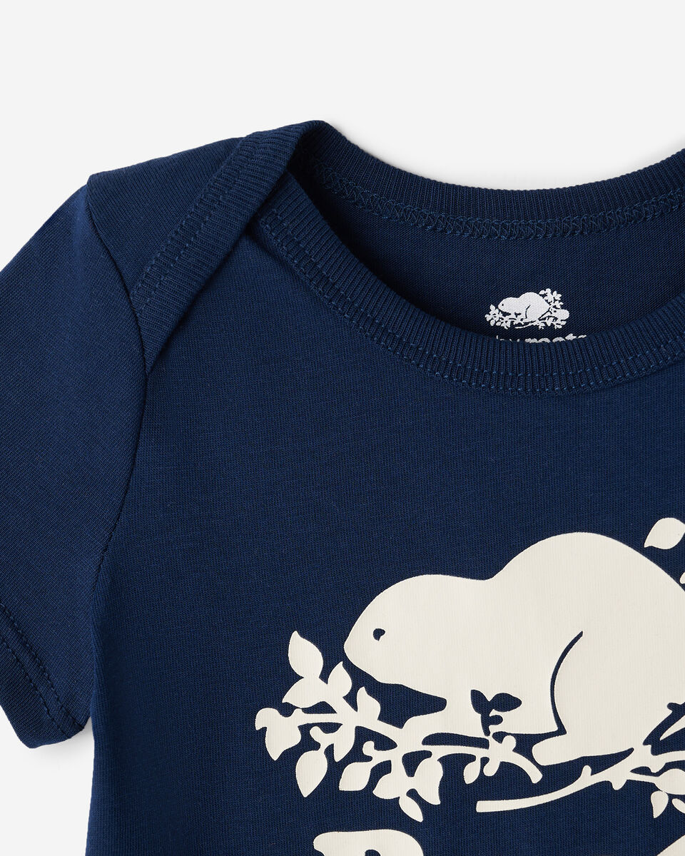 Combinaison Cooper le castor en coton bio pour bébés