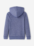 Chandail kangourou original &agrave; capuchon en jersey bouclette en coton bio pour enfants