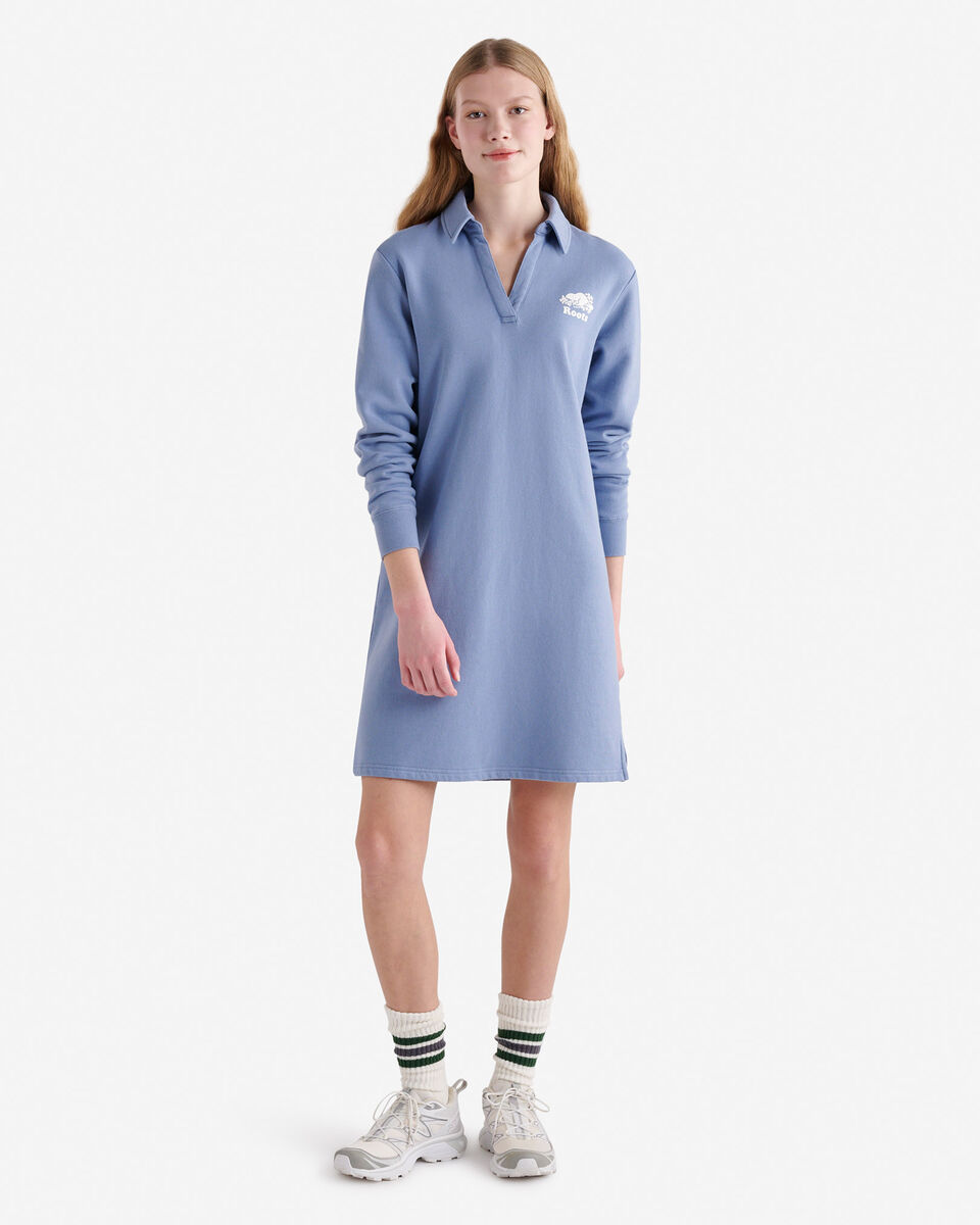 Organic Cooper Long Sleeve Polo Dress
