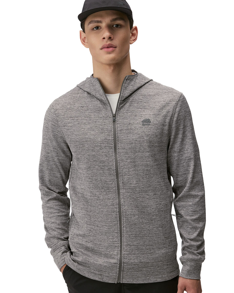 Active Textured Full Zip Hoodie