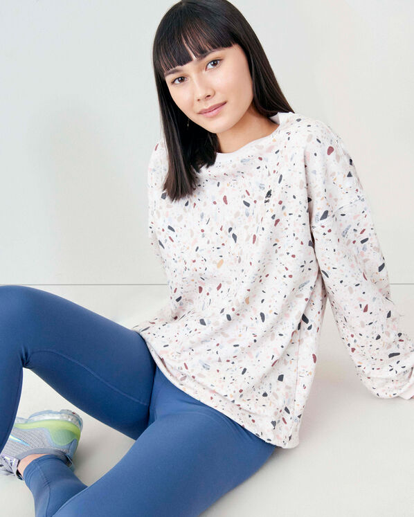 Terrazzo Boyfriend Crew Sweatshirt