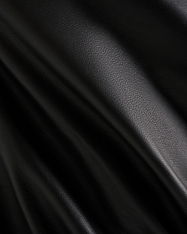 Leather Bubble Jacket