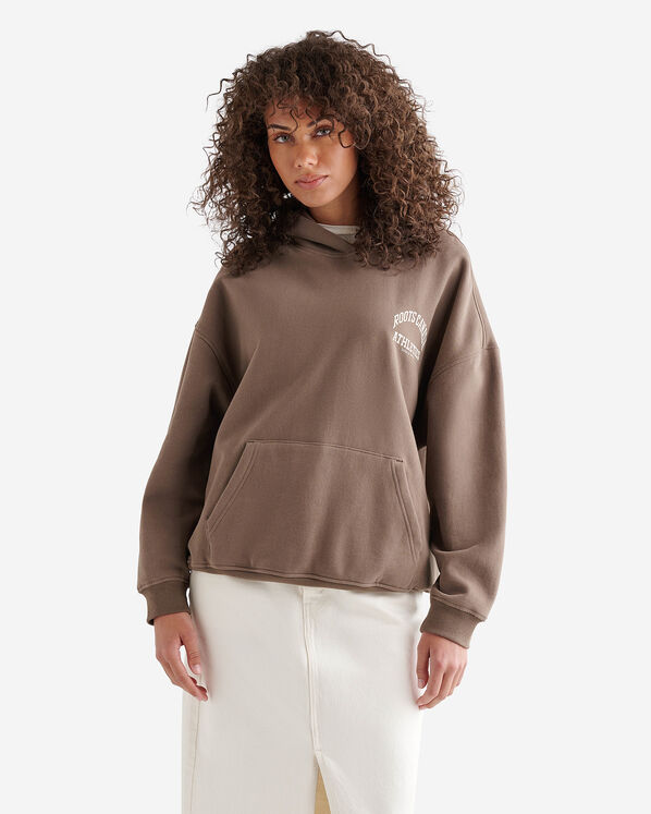 Women's Brown Sweatshirts & Hoodies - Roots