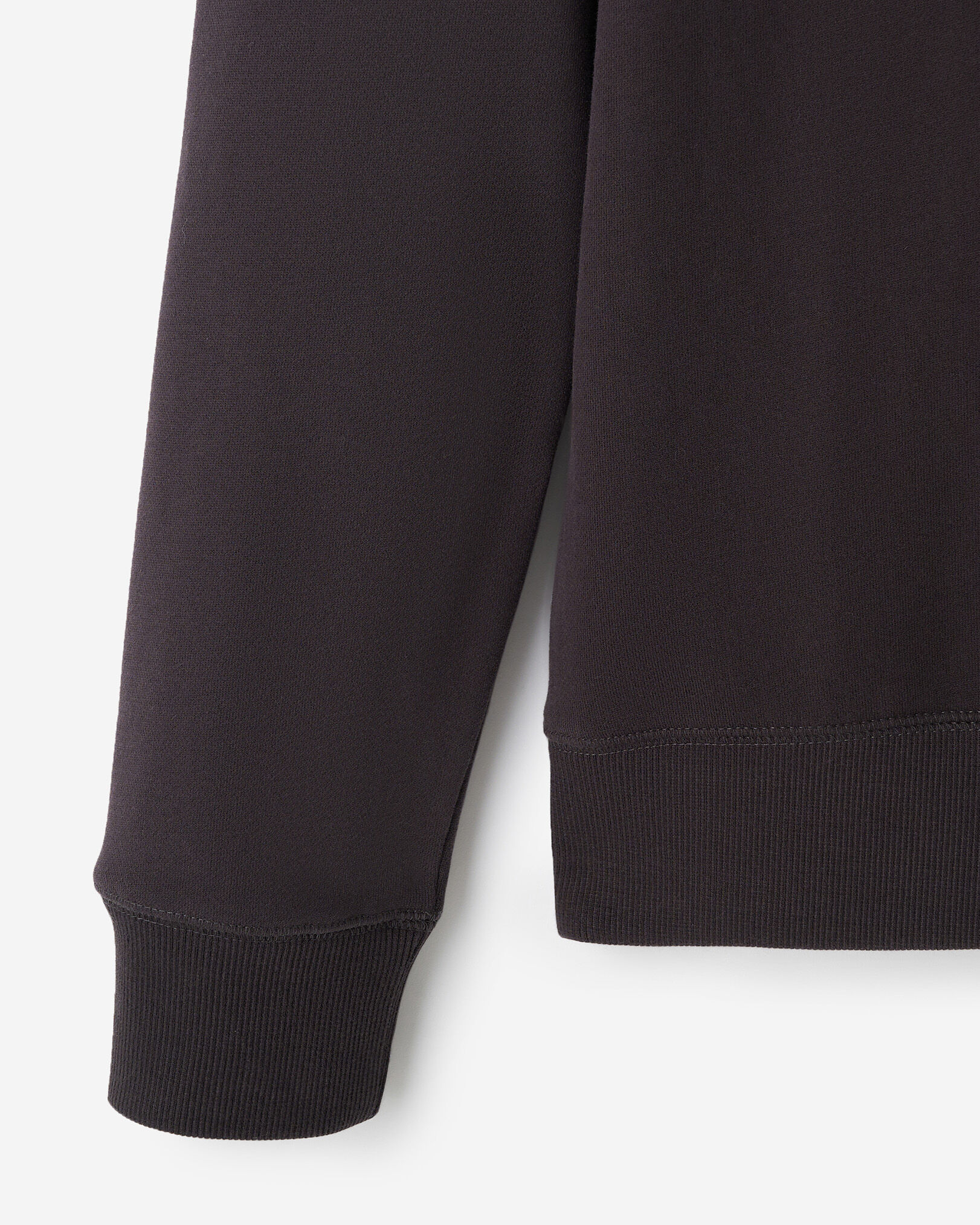 Plaid Applique Half Zip