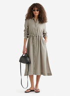 Robe chemise en gaze de coton Isla