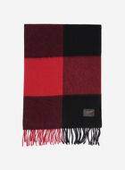 Écharpe en laine à carreaux