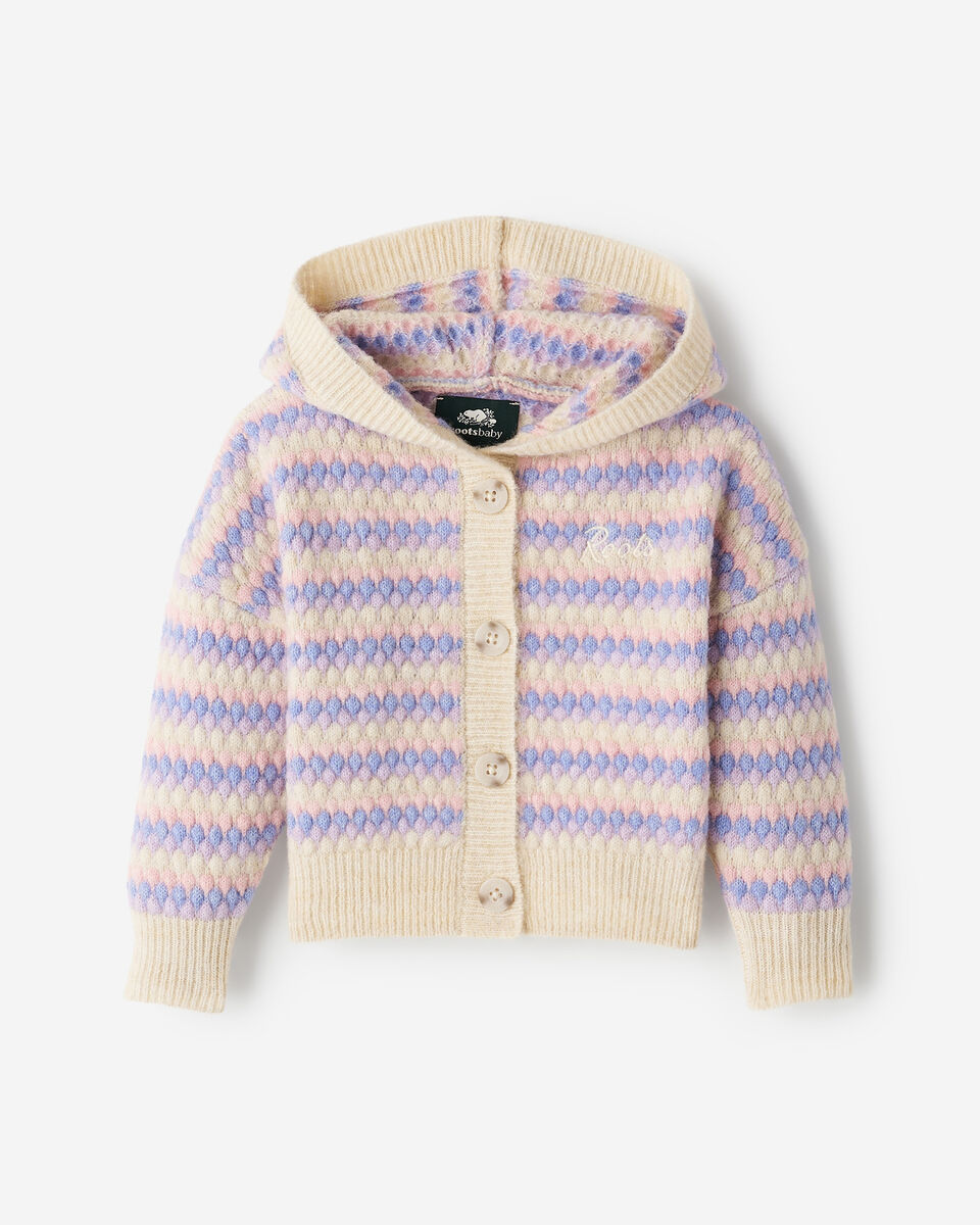 Baby Bubble Knit Bear Cardigan