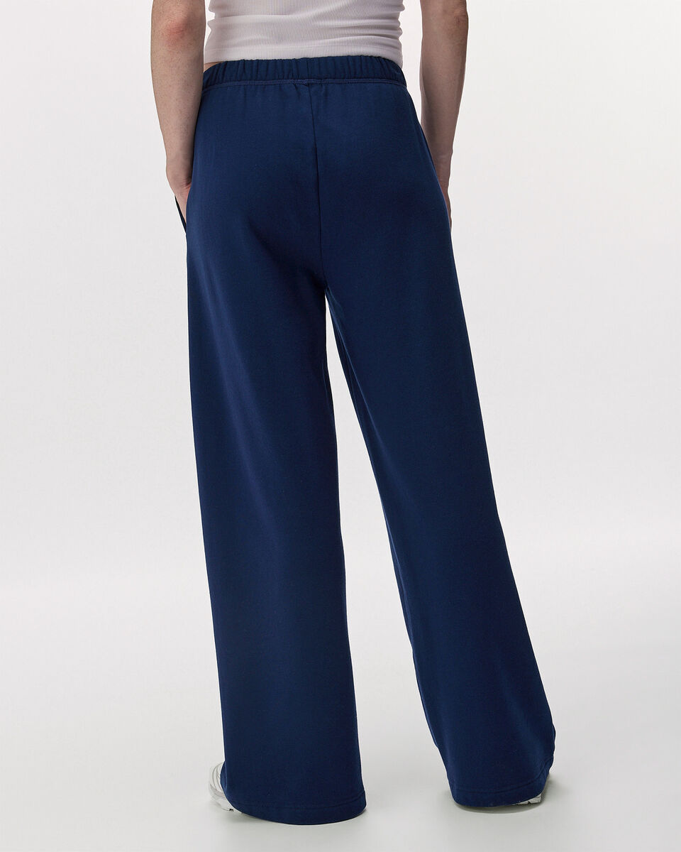 Pantalon &agrave; jambe large en molleton de coton bio Cooper