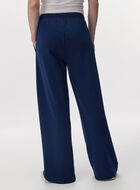 Pantalon &agrave; jambe large en molleton de coton bio Cooper