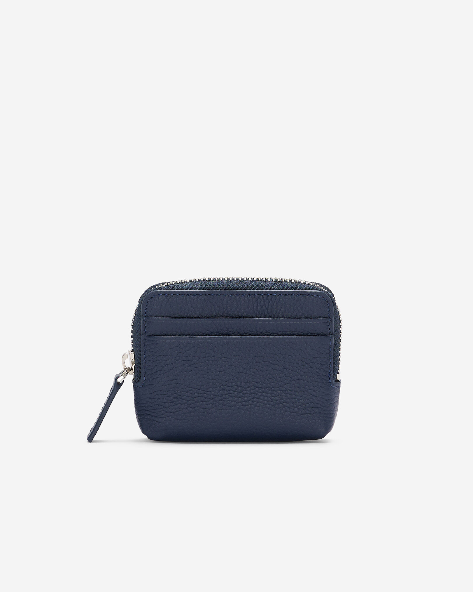 Pochette à glissière pour cartes en cuir Cervino