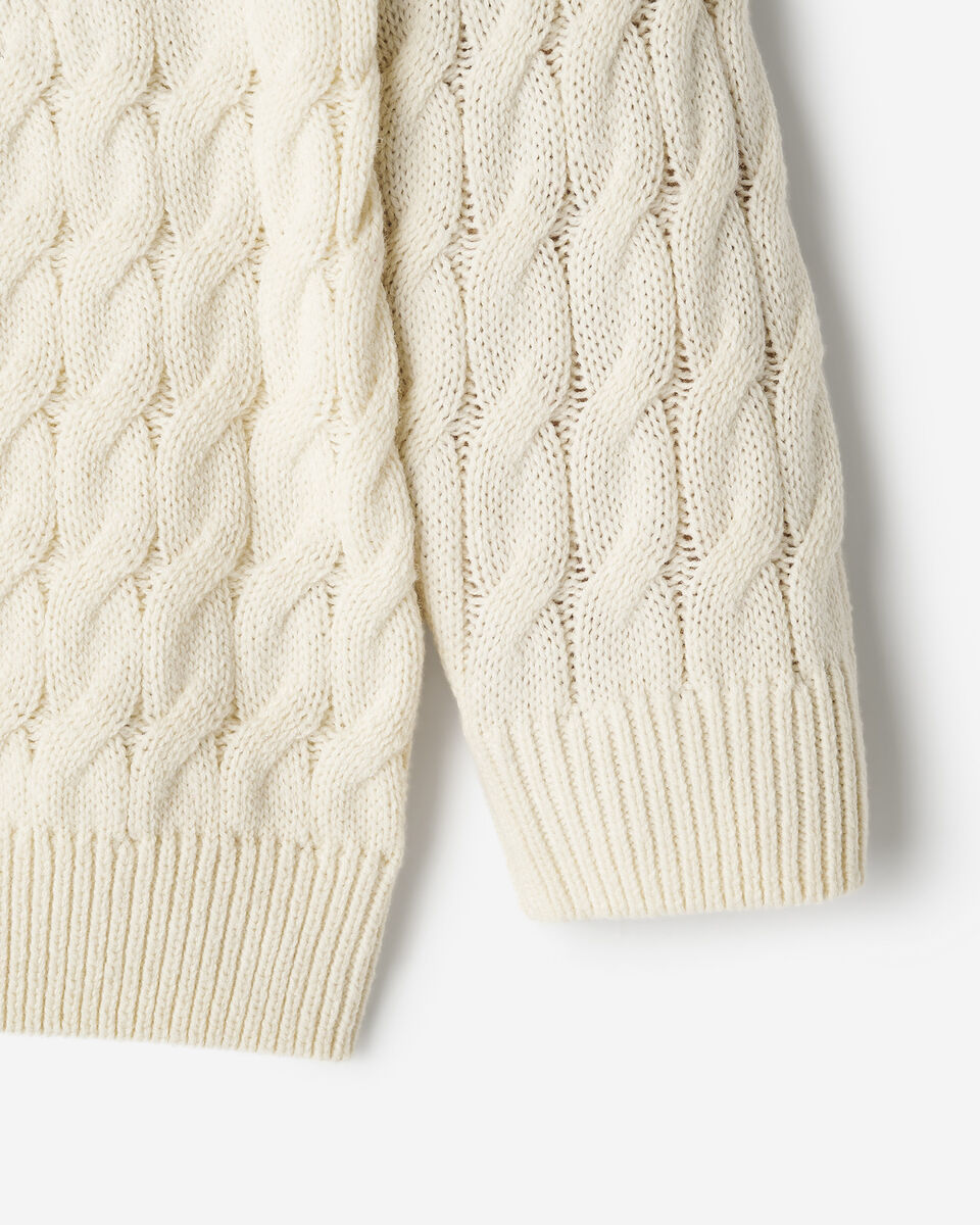 Toddler Holiday Cable Sweater Crew