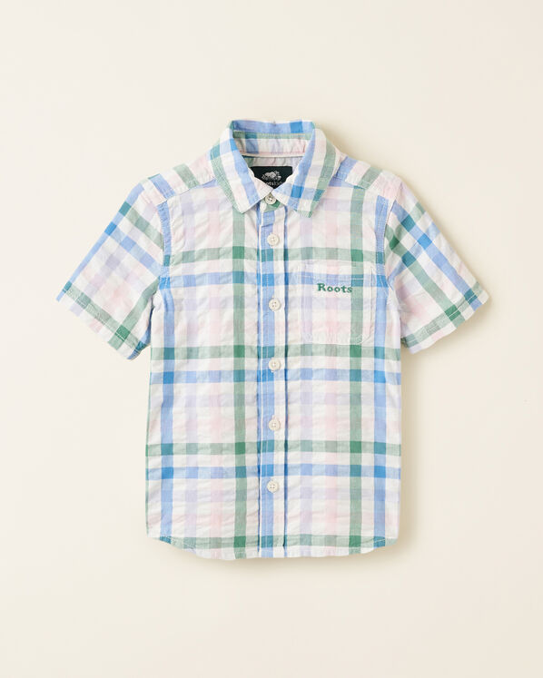 Toddler Boys Gingham Shirt