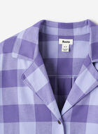 Chemise de pyjama &agrave; carreaux pour femme