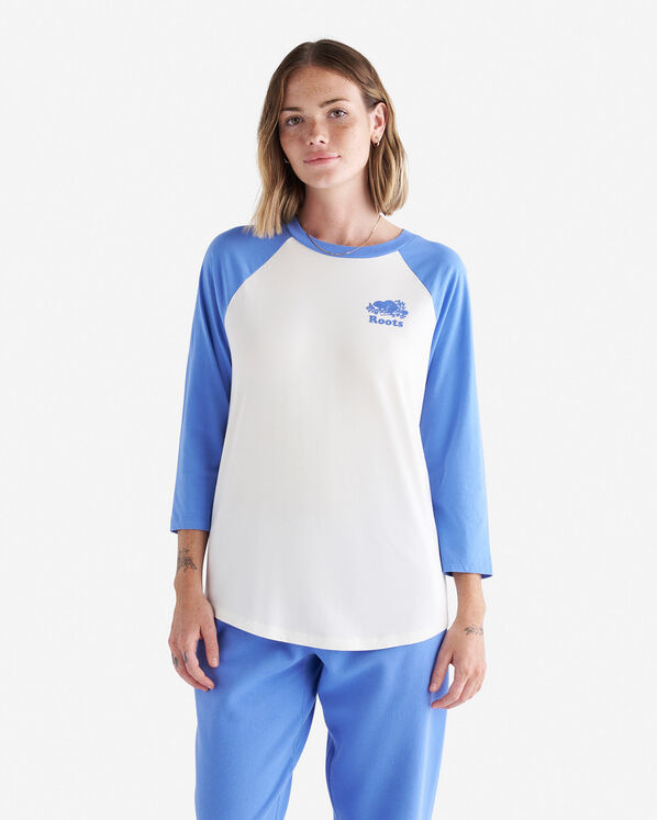 Womens Organic Cooper Baseball T-shirt