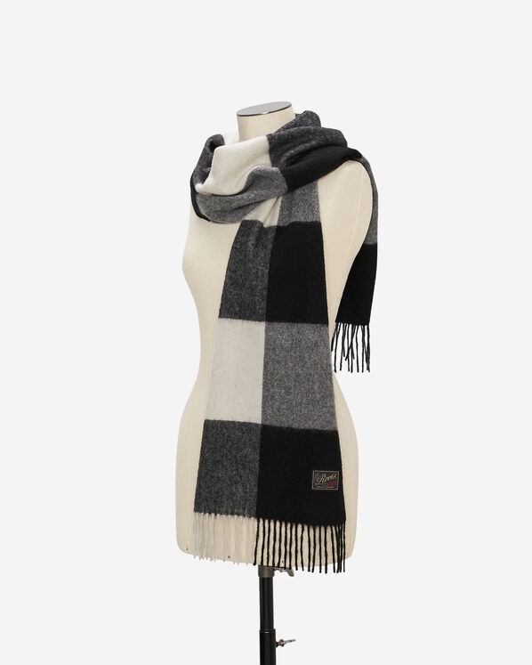 Plaid Wool Scarf