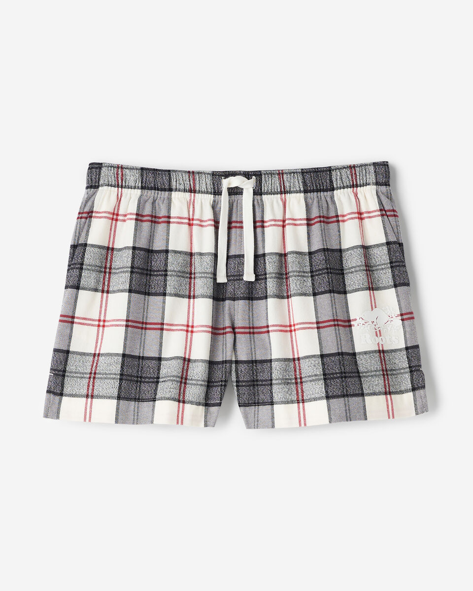 Short de pyjama &agrave; carreaux pour femme