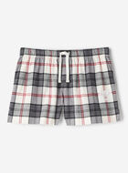 Short de pyjama &agrave; carreaux pour femme