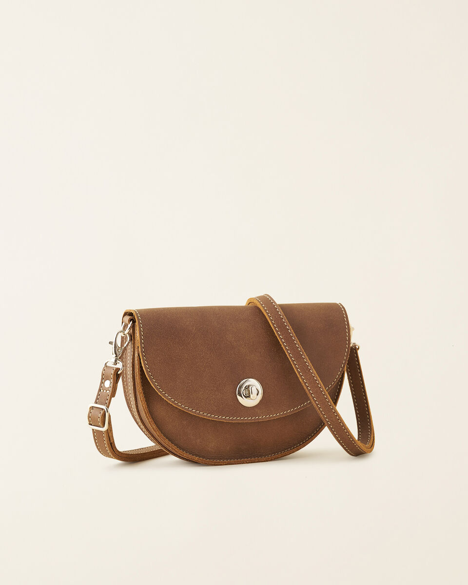 Mini sac à bandoulière en cuir Tribe