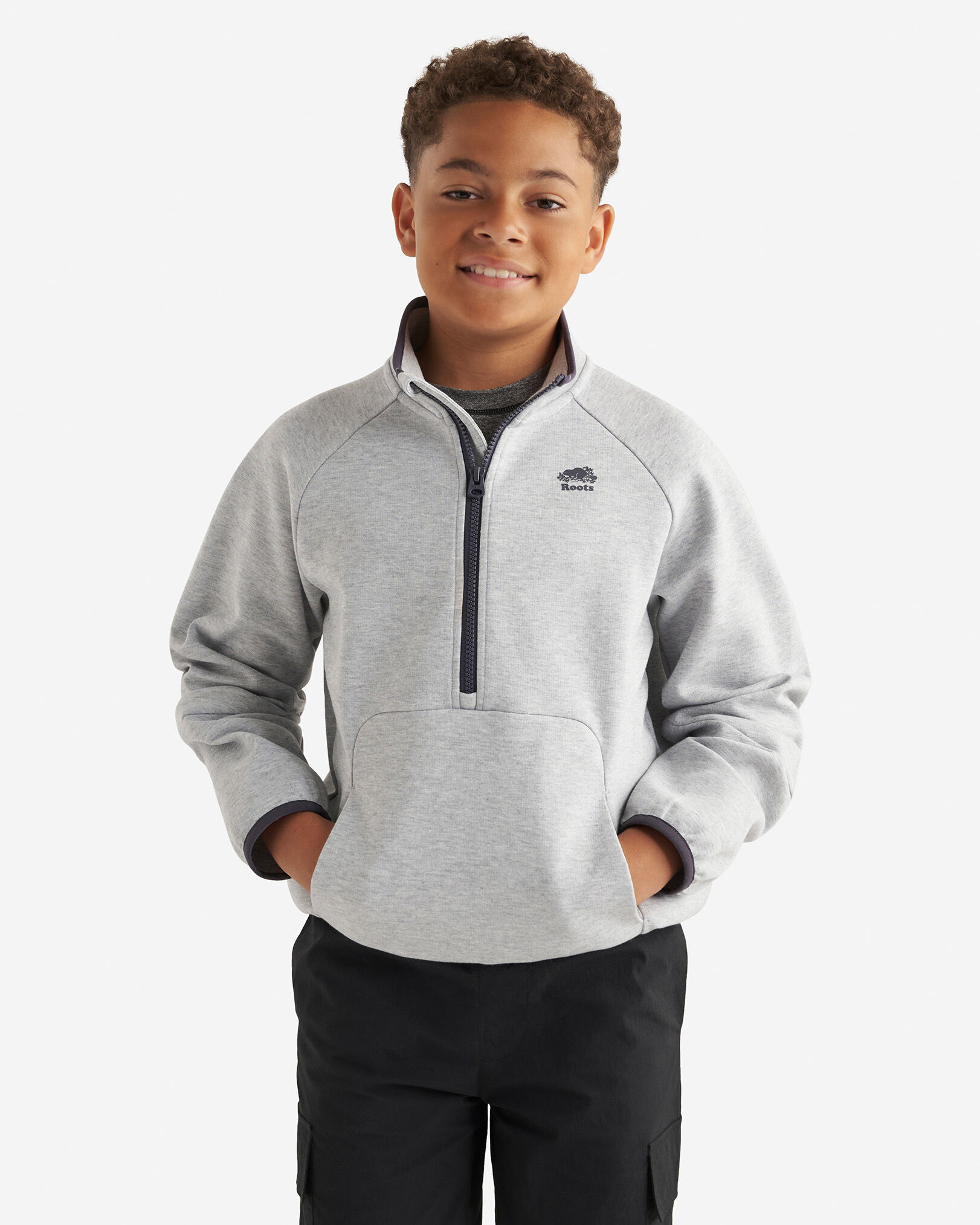 Kids Recover Interlock Half Zip